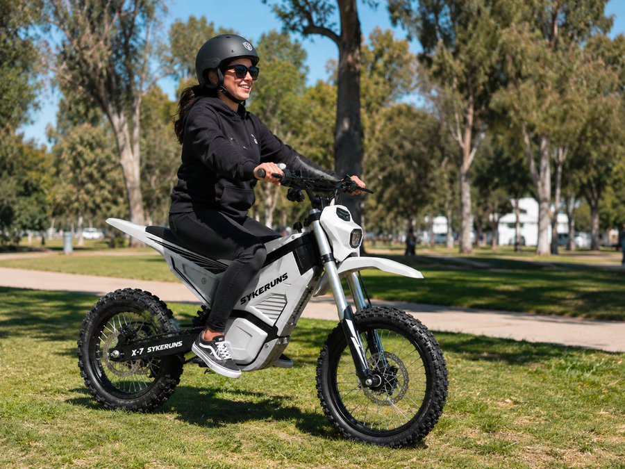 Great first serious electric dirt bike.