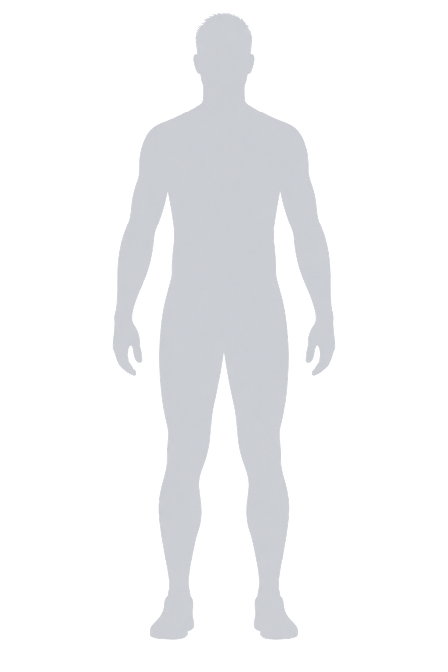 Man rider height silhouette