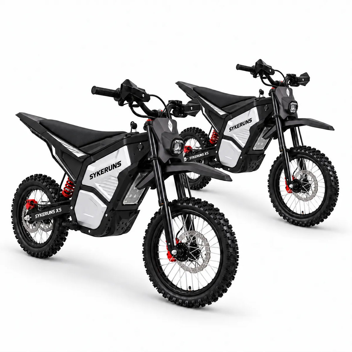 SYKERUNS X5 Electric Dirt Bike Bundle — 2 Bikes