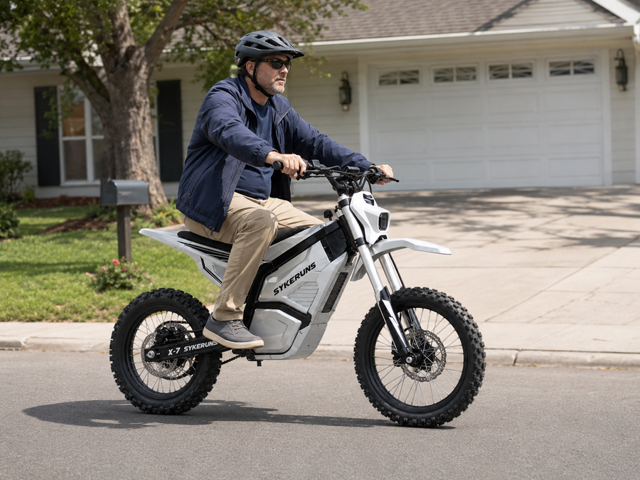 Strong power for real dirt trails.