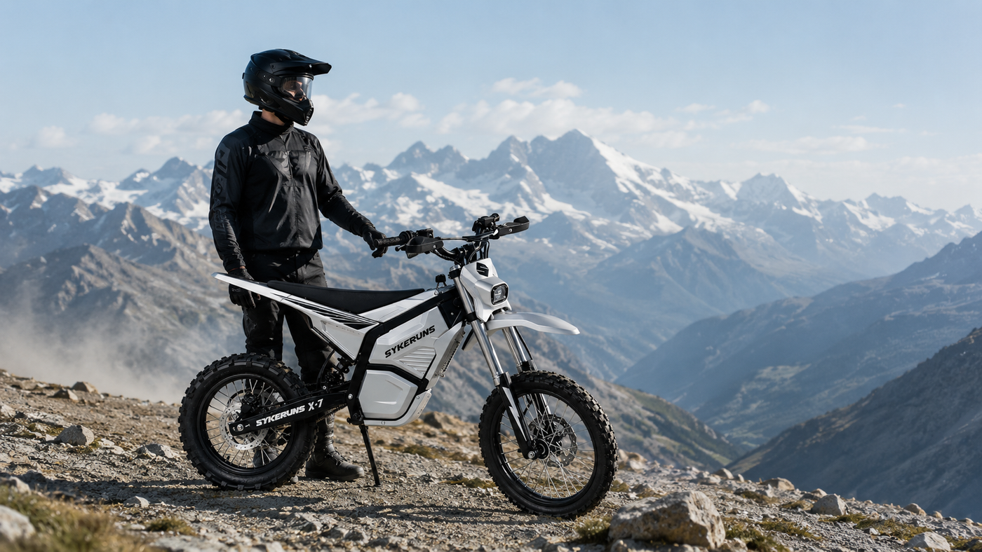 SYKERUNS X7 electric dirt bike product story