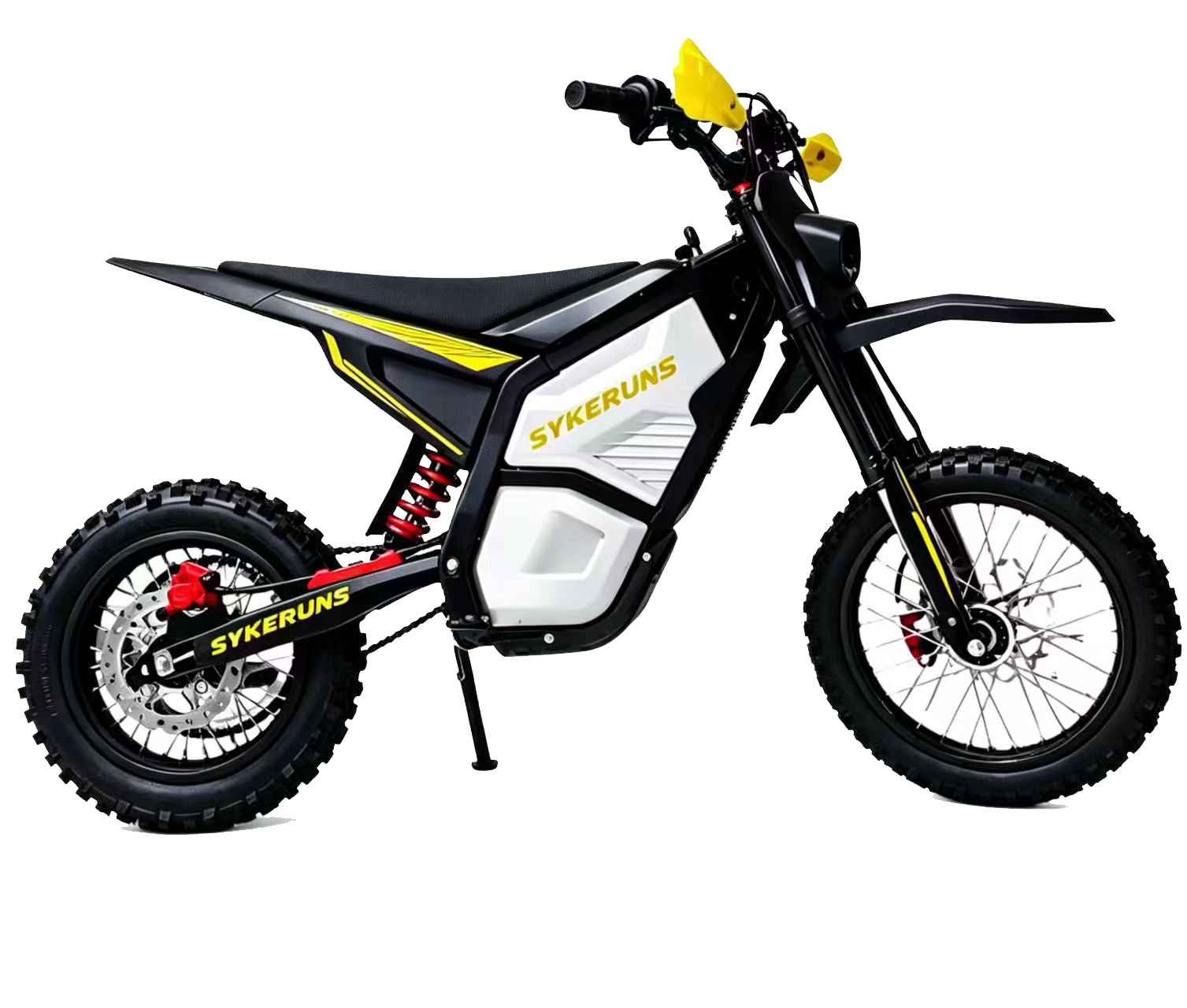 SYKERUNS X5 电动越野摩托车侧视图