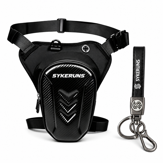 SYKERUNS black rider waist bag and keychain free gift set