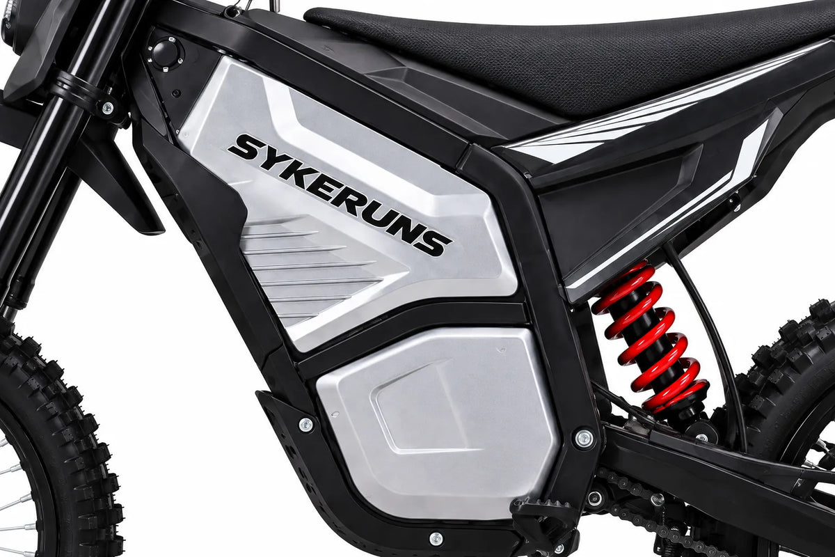 SYKERUNS X5 black frame surrounding silver side panels