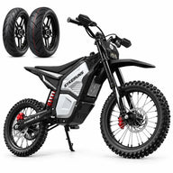 SYKERUNS X5 Electric Dirt Bike + Supermoto Tire & Wheel Set