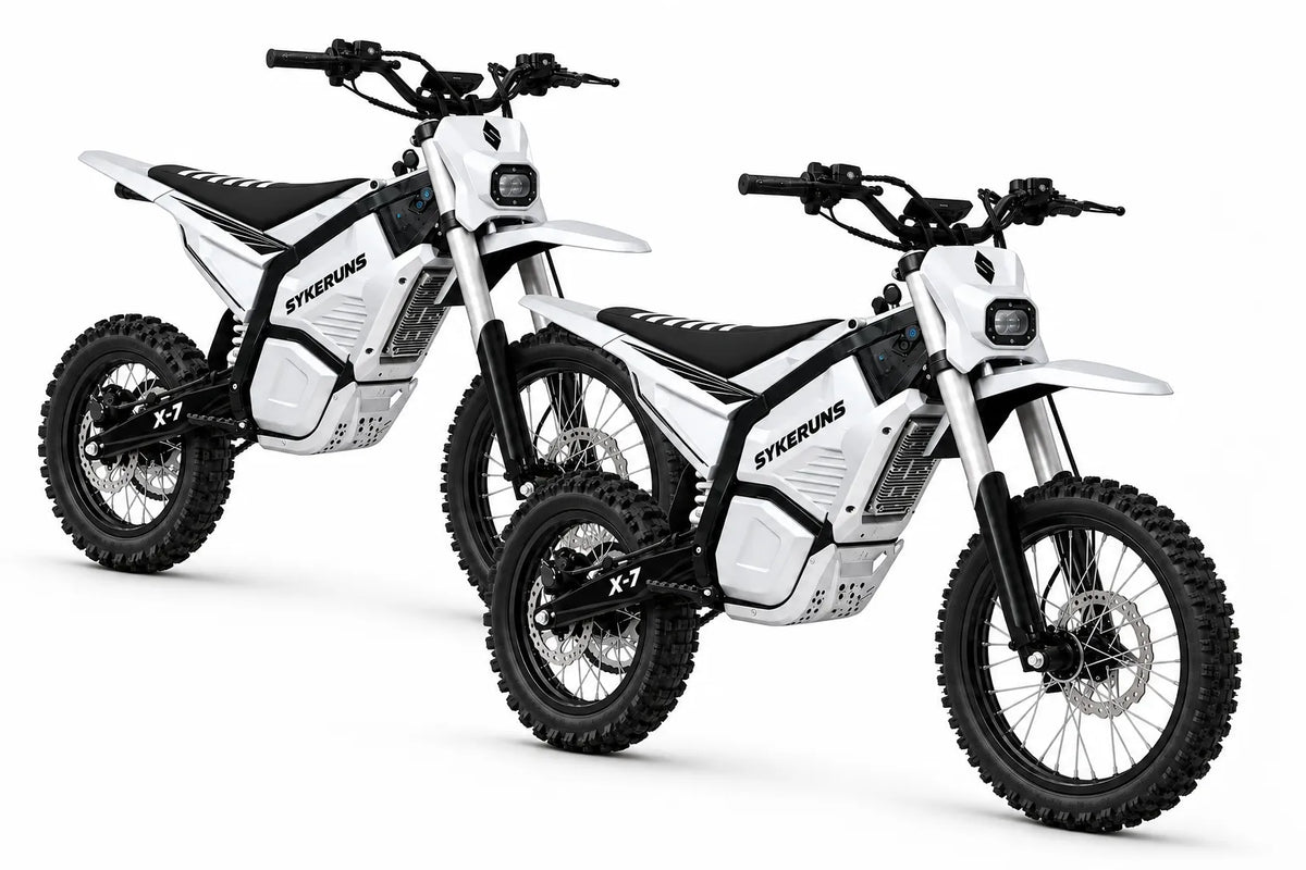 SYKERUNS X7 Electric Dirt Bike Bundle — 2 Bikes