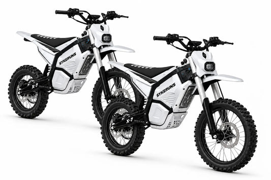 SYKERUNS X7 Electric Dirt Bike Bundle — 2 Bikes